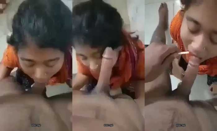 Desi village Muslim girl suck dick