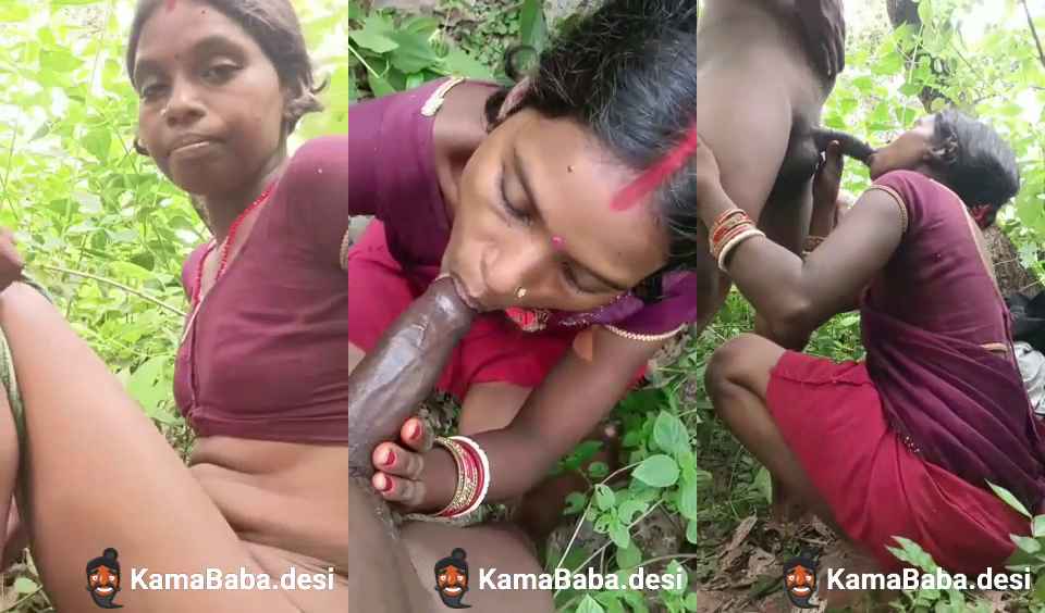 Village Adivasi Bhabhi Sex MMS in Jungle