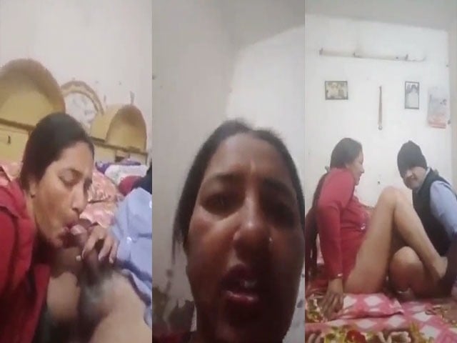 Mature aunty making her own sex video