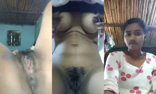 Horny Teen Showing her boobs and pussy