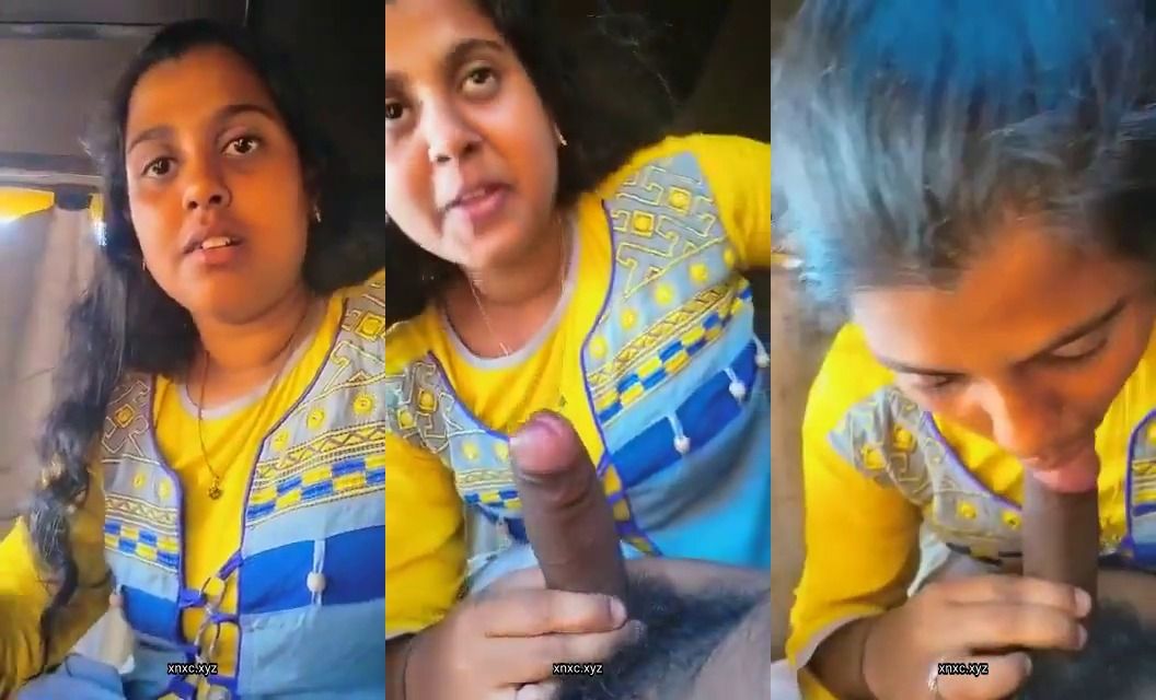 Desi Tamil Girl Blowjob at room