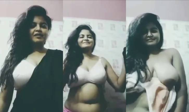 Cute Chubby Desi Girl Showing Huge Boobs XXX Video