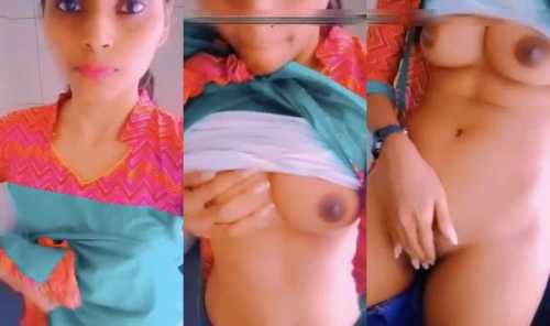 Desi 18+ Teen Girl Showing her tight boobs pussy