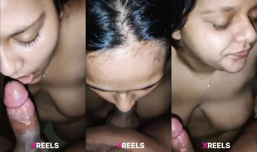 Desi Girl Gives Blowjob To Her BF