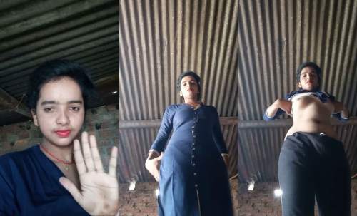 Cute Desi Girl Showing Fresh Boobs