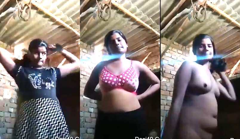 Dehati Desi Village Girl Showing her Nude Figure XXX Porn Video