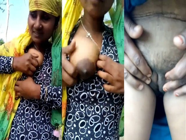 Tribal Dehati girl showing boobs and pussy