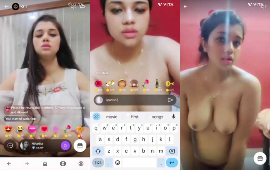 Indian Cute Girl Tango Live Nude XXX Video